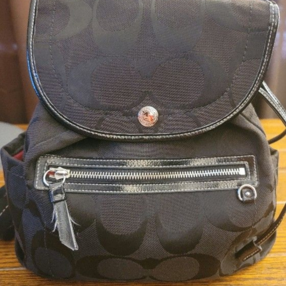Coach Backpack Black